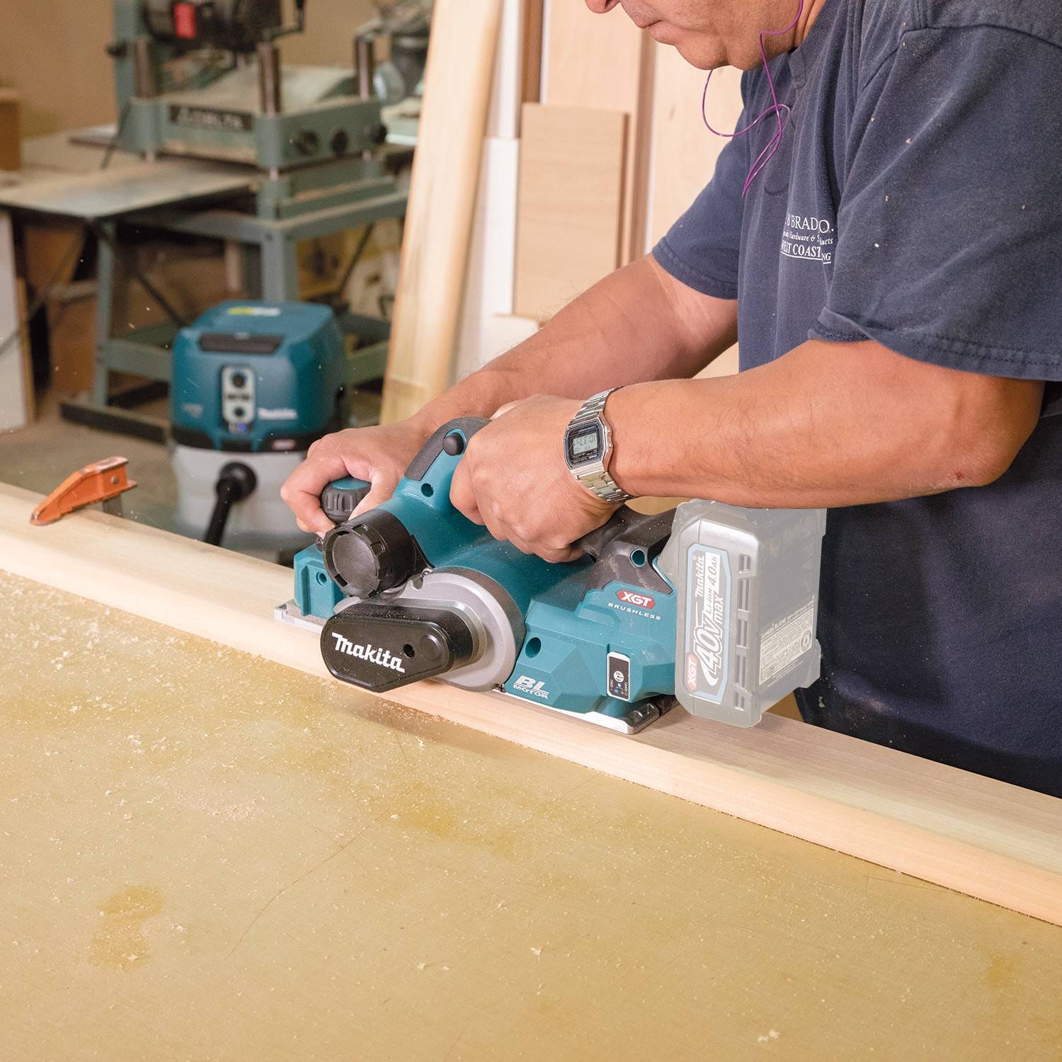 Makita GPK01Z 40V max XGT Brushless Cordless 3-1/4" Planer, AWS Capable, Tool Only