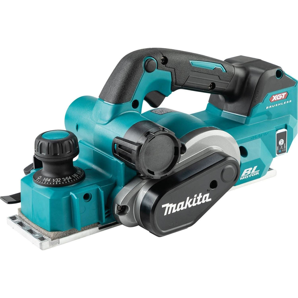 Makita 40V max XGT Brushless Cordless Compact Router, 40V MAX XGT Brushless Cordless 3-1/4" Planer, AWS Capable, and 40V max XGT 4.0Ah Battery