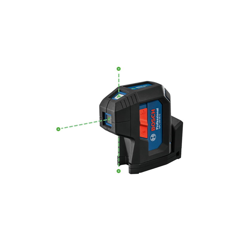 Bosch GPL100-30G Green-Beam Three-Point Self-Leveling Alignment Laser