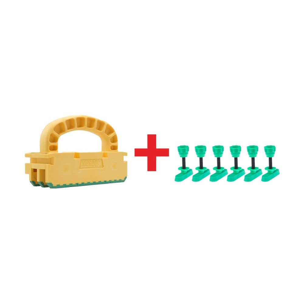 Micro Jig GRR-RIPPER2 GO Push Block with\ MATCHFIT 1 in. Dovetail Track Hardware Screw 2.0 (6-Pack)