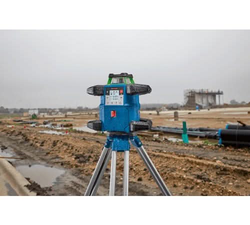 Bosch GRL4000-90CHVGK 18V REVOLVE4000 Connected Green-Beam Self-Leveling Horizontal/Vertical Rotary Laser 4.0Ah Kit