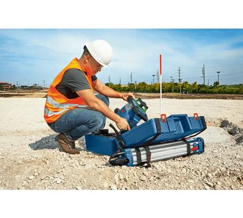 Bosch GRL4000-90CHVGK 18V REVOLVE4000 Connected Green-Beam Self-Leveling Horizontal/Vertical Rotary Laser 4.0Ah Kit
