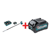 Makita 40V max XGT Brushless Cordless 5-1/2' Concrete Vibrator Kit with 2-Pack Battery (4.0 Ah)