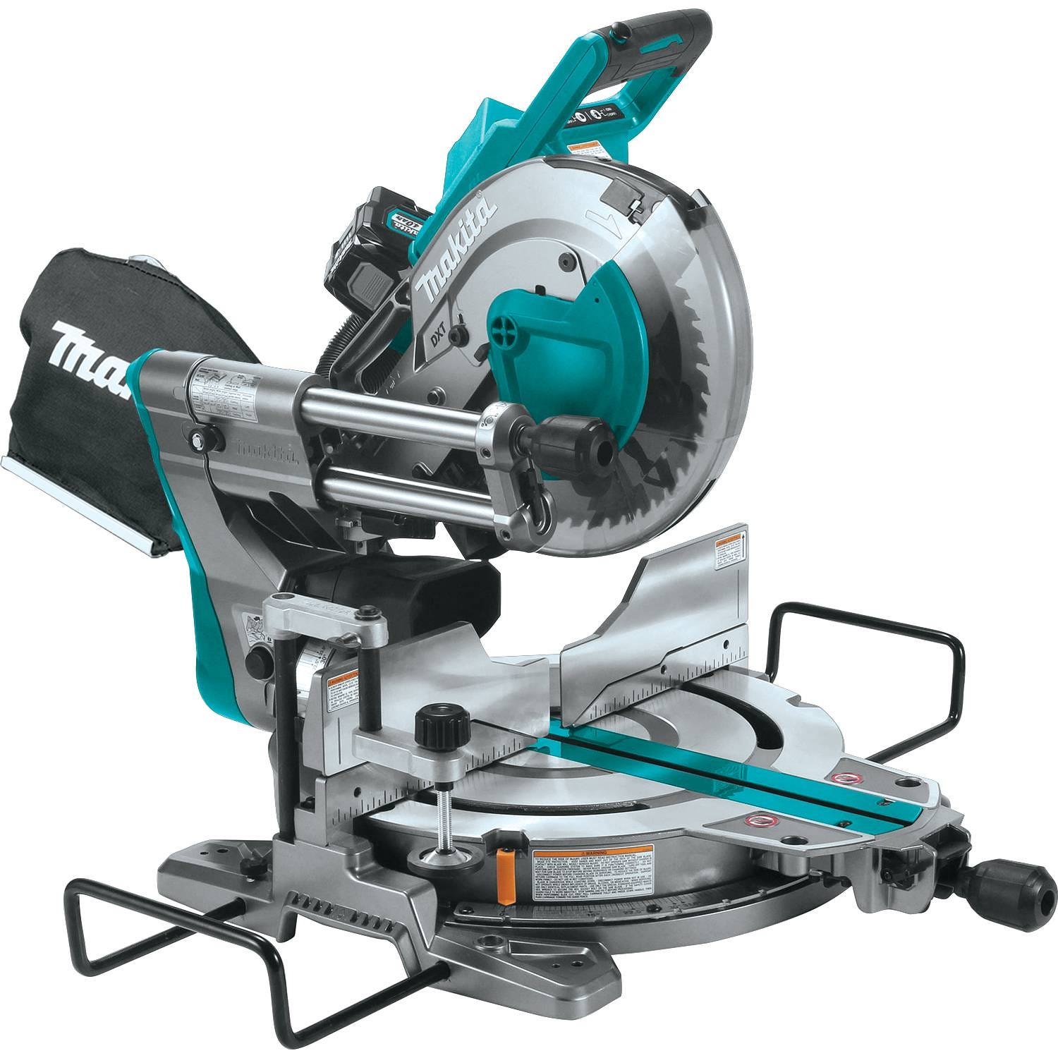 Makita GSL03M1 40V max XGT Brushless Cordless 10" Dual-Bevel Sliding Compound Miter Saw Kit, AWS Capable (4.0Ah)