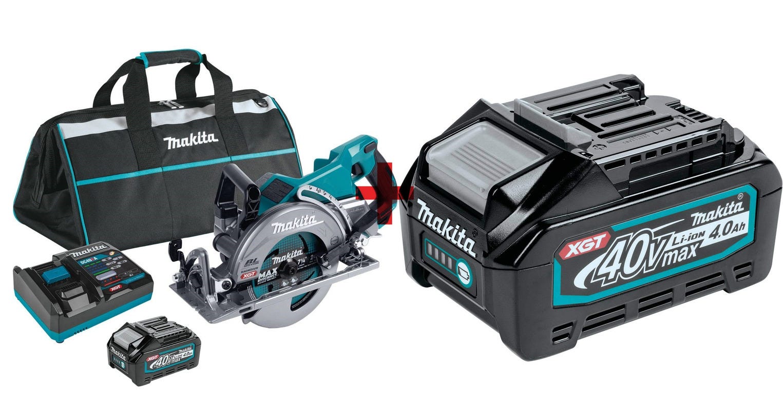 Makita 40V max XGT Brushless Cordless Rear Handle 7-1/4 Circular
