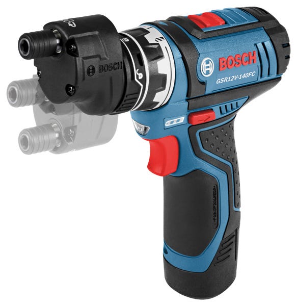 Bosch GSR12V-140FCB22 12V Max Flexiclick 5-In-1 Drill/Driver System 2.0Ah Kit