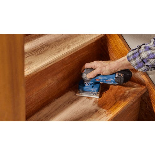 Bosch GSS12V-40N 12V Max Brushless 1/4 Sheet Orbital Finishing Sander, Tool Only