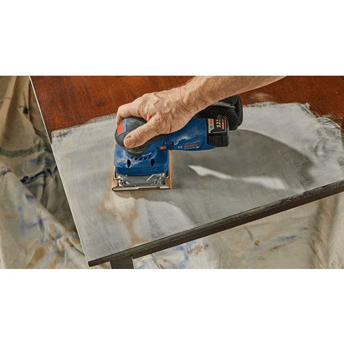 Bosch GSS12V-40N 12V Max Brushless 1/4 Sheet Orbital Finishing Sander, Tool Only