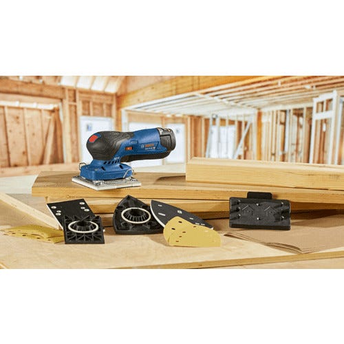 Bosch GSS12V-40N 12V Max Brushless 1/4 Sheet Orbital Finishing Sander, Tool Only