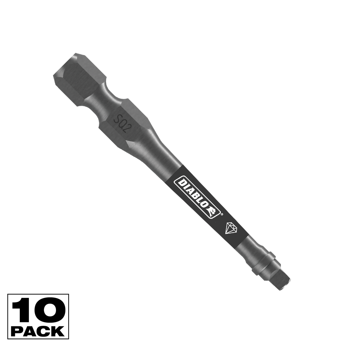 Diablo 2 in. Demon Square #2 Drive Bit (DSDSQ22B)