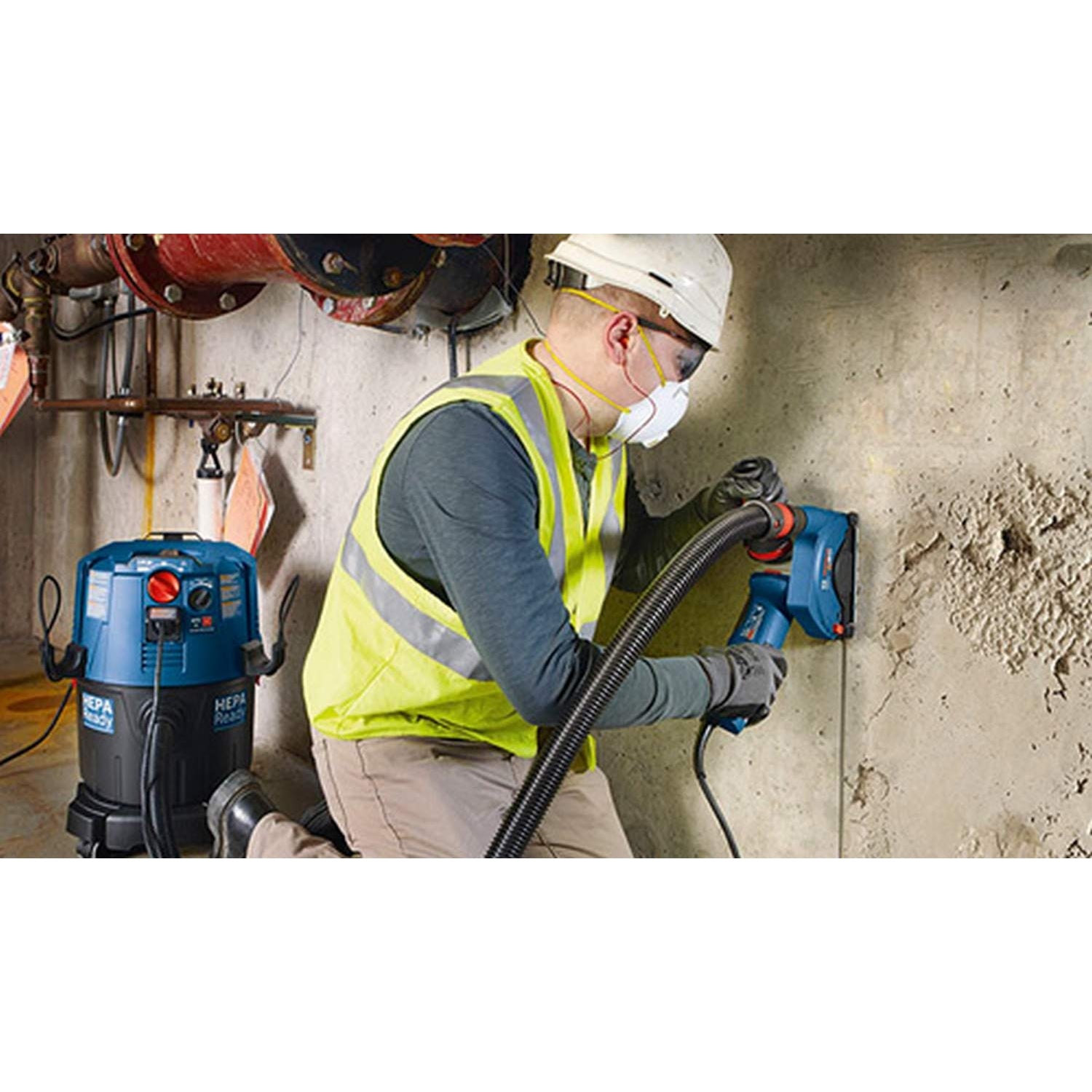 Bosch GWS13-50TG 5 Tuckpointer Kit with GWS13-50 Grinder and Tuckpointing Guard