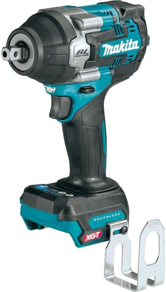 Makita 40V max XGT Brushless Cordless 4Speed MidTorque 1/2" Sq. Drive Impact Wrench w/ Detent Anvil and 40V max XGT 4.0Ah Battery