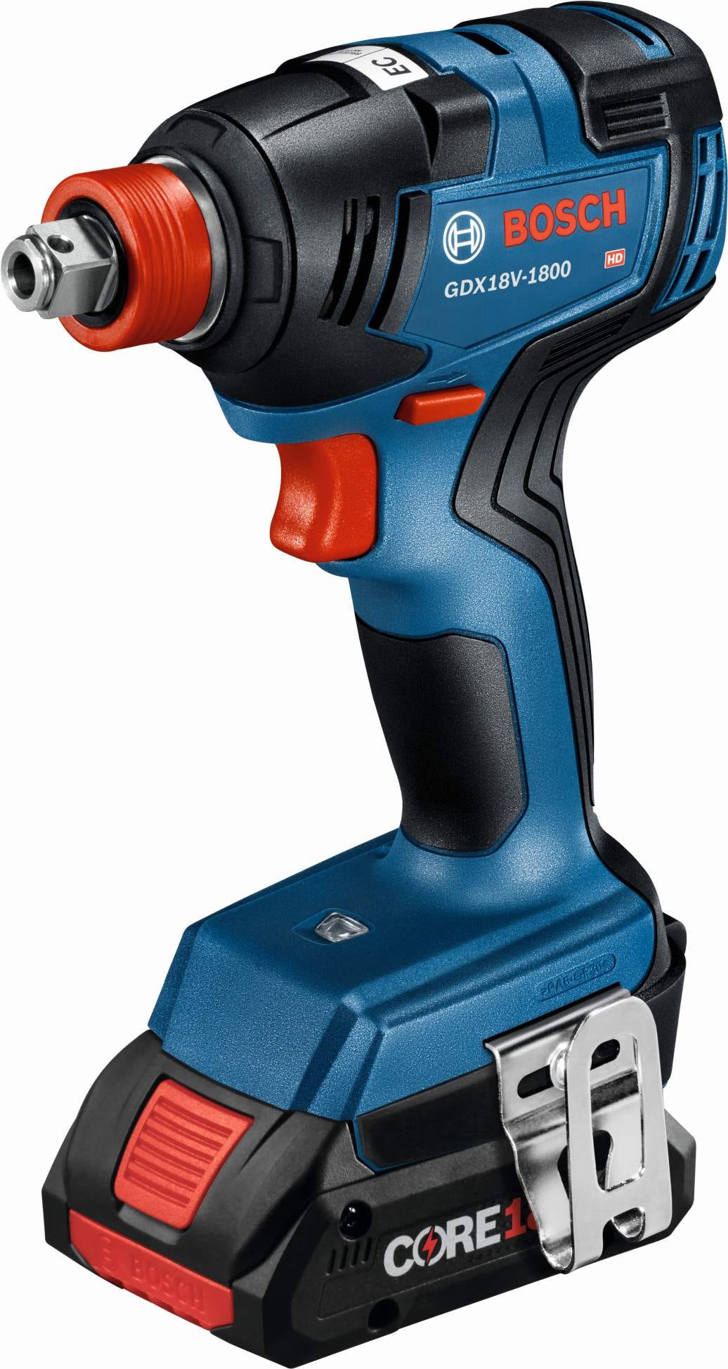 Bosch GXL18V-233B25 18V 1/2 In. Hammer Drill/Driver and Freak Two-in-One Impact Driver CORE18V 4.0Ah Kit