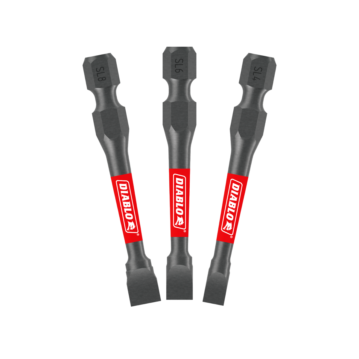 Diablo 2 in. Slotted Drive Bit Variety Pack (DSLV2-S3)