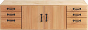 Sjobergs SJO-33464 Storage Cabinet w/ 6-Drawers + 2-Doors