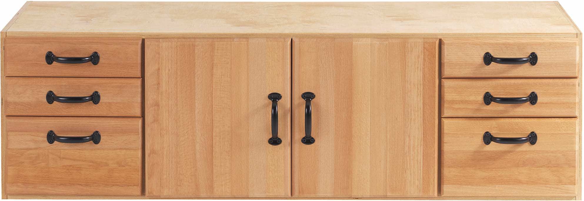 Sjobergs SJO-33464 Storage Cabinet w/ 6-Drawers + 2-Doors