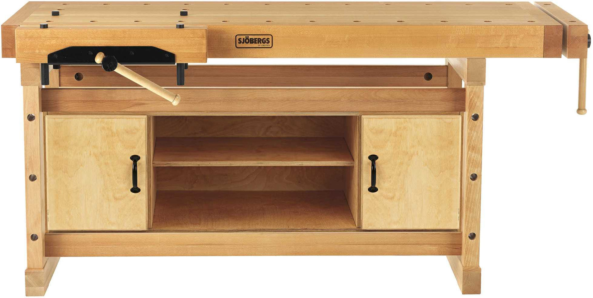 Sjobergs SJO-33276 Storage Cabinet w/ 2-Shelves + 2-Doors