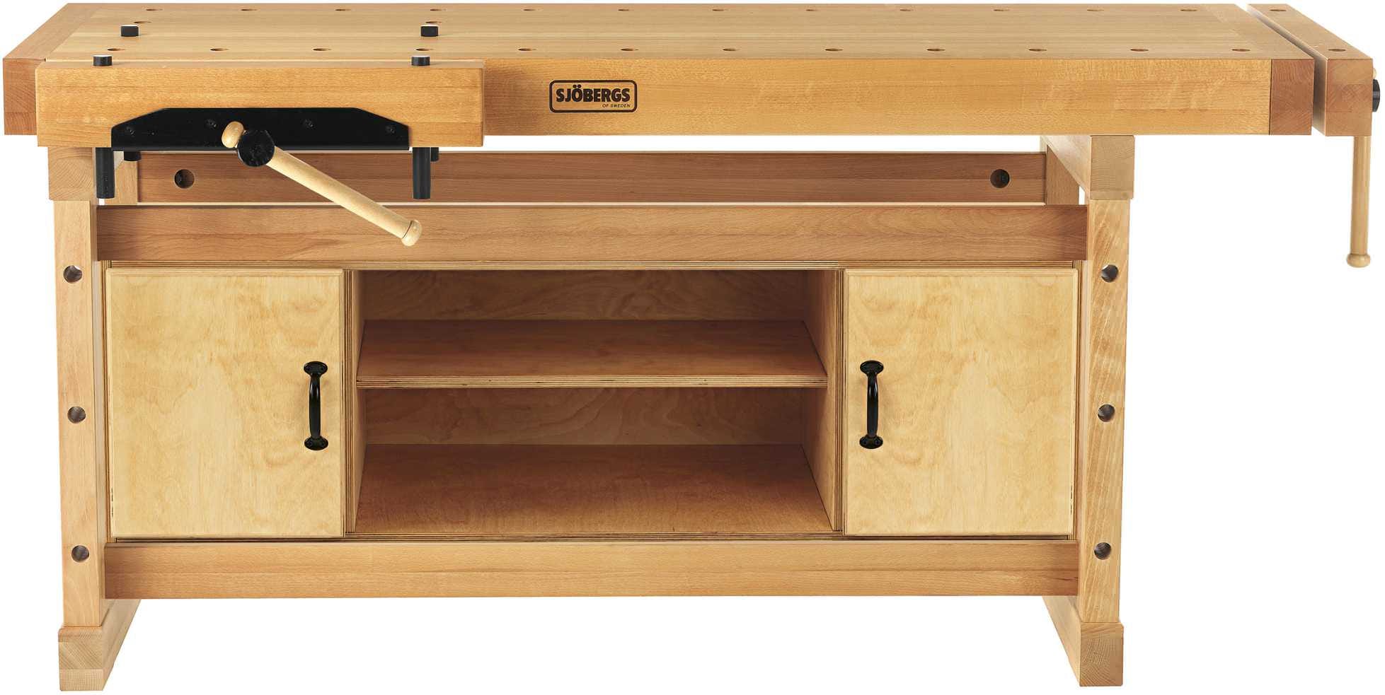 Sjobergs SJO-33276 Storage Cabinet w/ 2-Shelves + 2-Doors