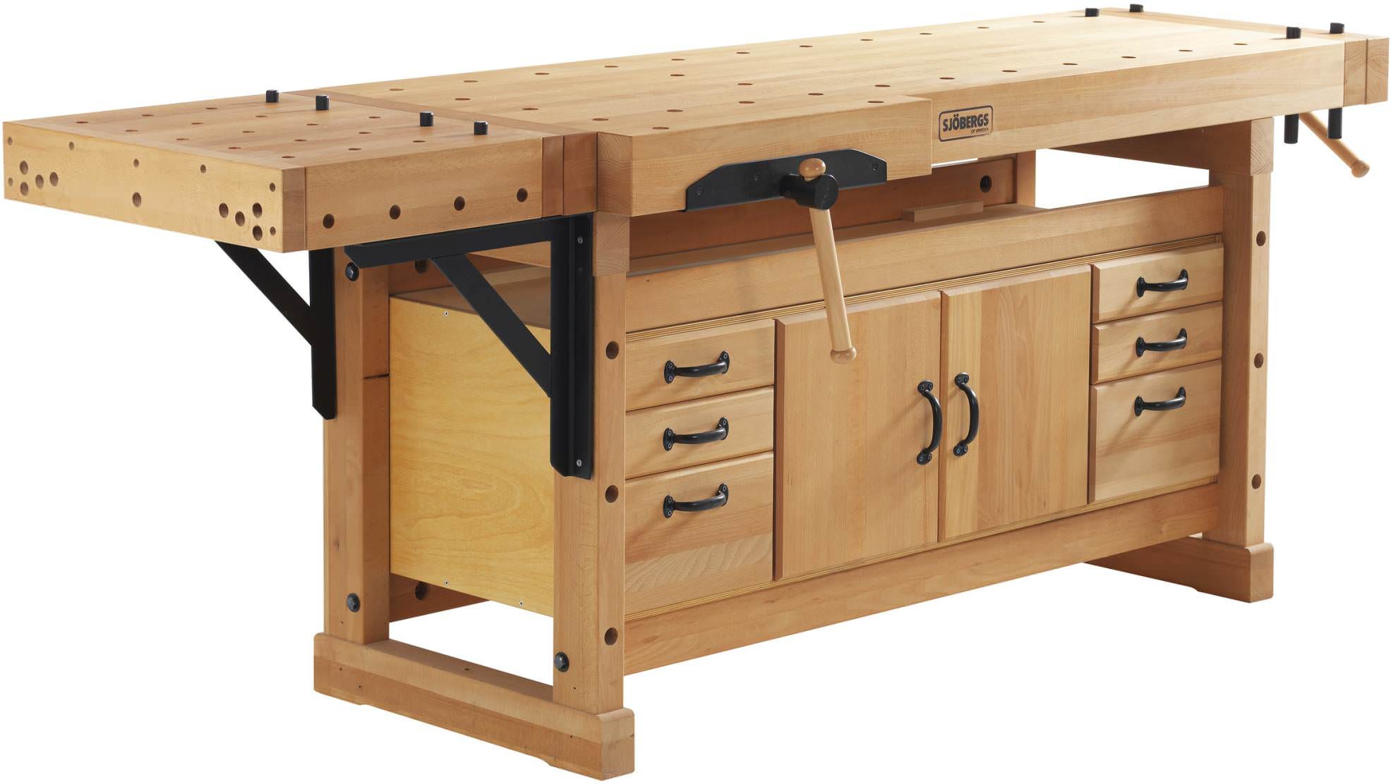Sjobergs SJO-33464 Storage Cabinet w/ 6-Drawers + 2-Doors