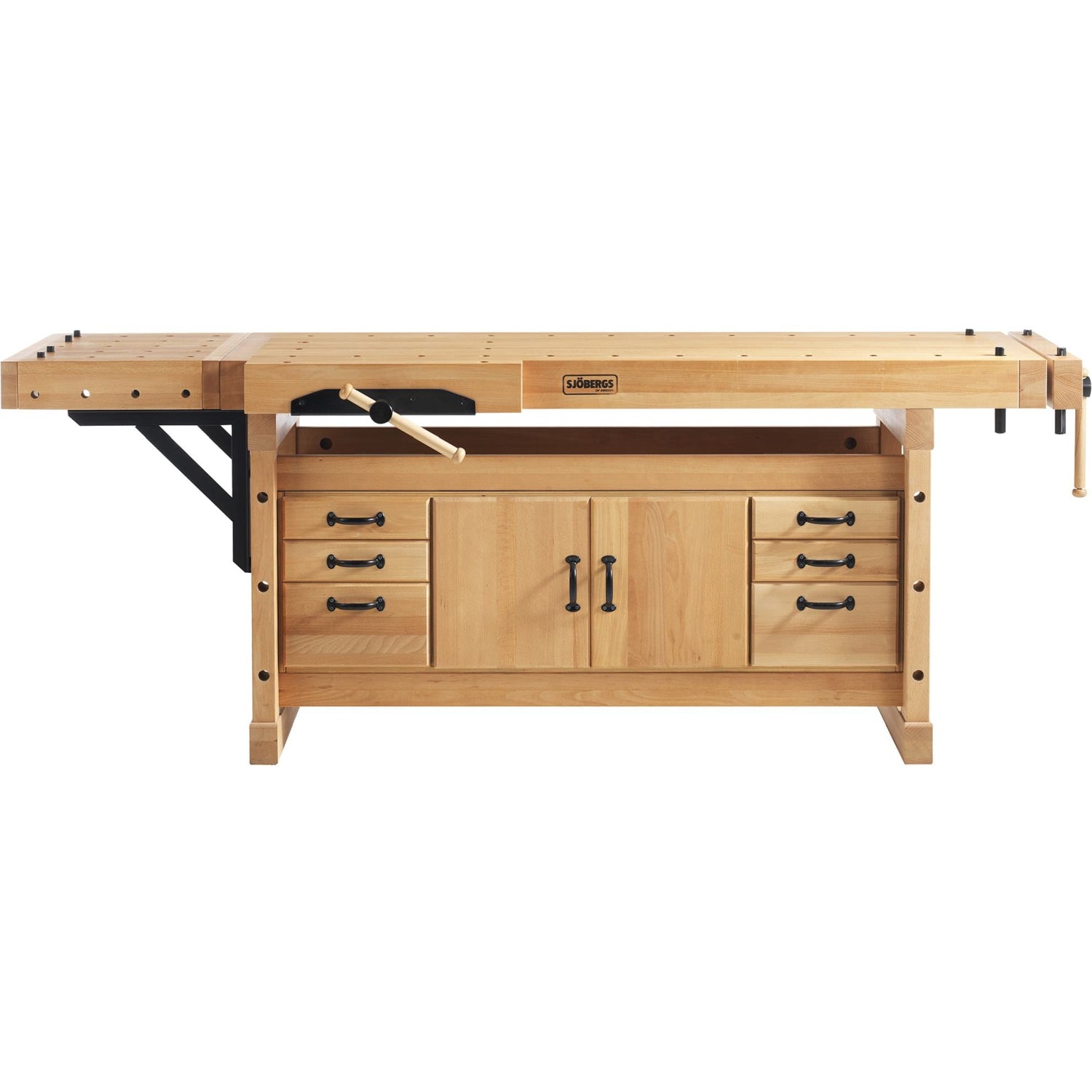 Sjobergs SJO-33464 Storage Cabinet w/ 6-Drawers + 2-Doors