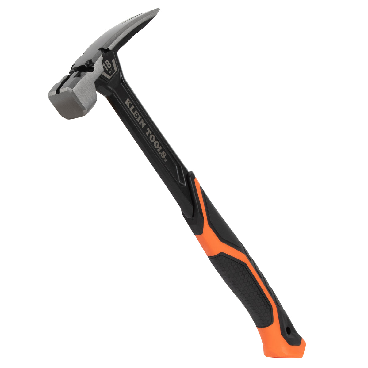 Klein H80918S Smooth Face Steel Claw Hammer, 18-Ounce