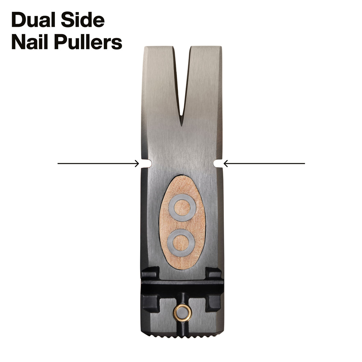 Klein Tools H80922H hammer dual side nail pullers for nail removal in tight spaces