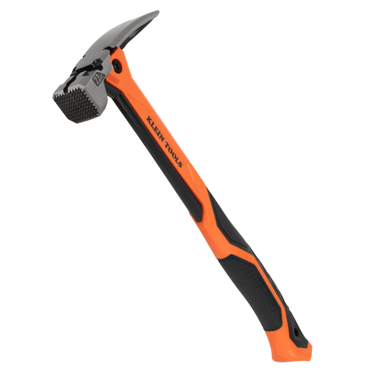Klein H81022 Milled Face Anti-Vibration Hammer, 22-Ounce