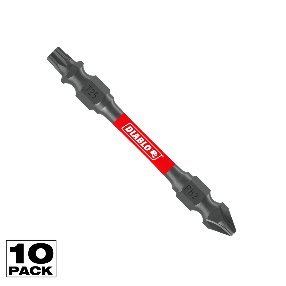 Diablo 2-1/2 in. Double-Ended Phillips #2 / Torx T25 Drive Bit (DDEPH2T25B)