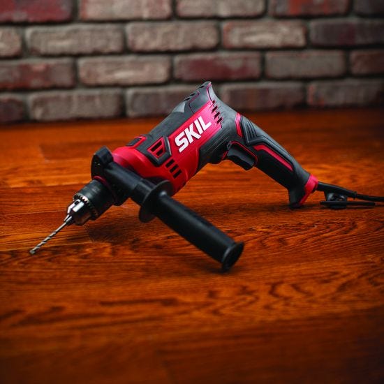 SKIL HD182002 7.5 Amp 1/2 In. Hammer Drill with 100 Piece Bit Set