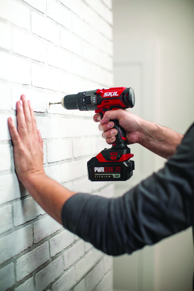 SKIL HD527803 20V 1/2" Hammer Drill Kit with PWRCORE 20 5.0Ah Lithium Battery