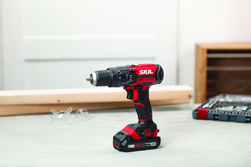 SKIL HD527803 20V 1/2" Hammer Drill Kit with PWRCORE 20 5.0Ah Lithium Battery