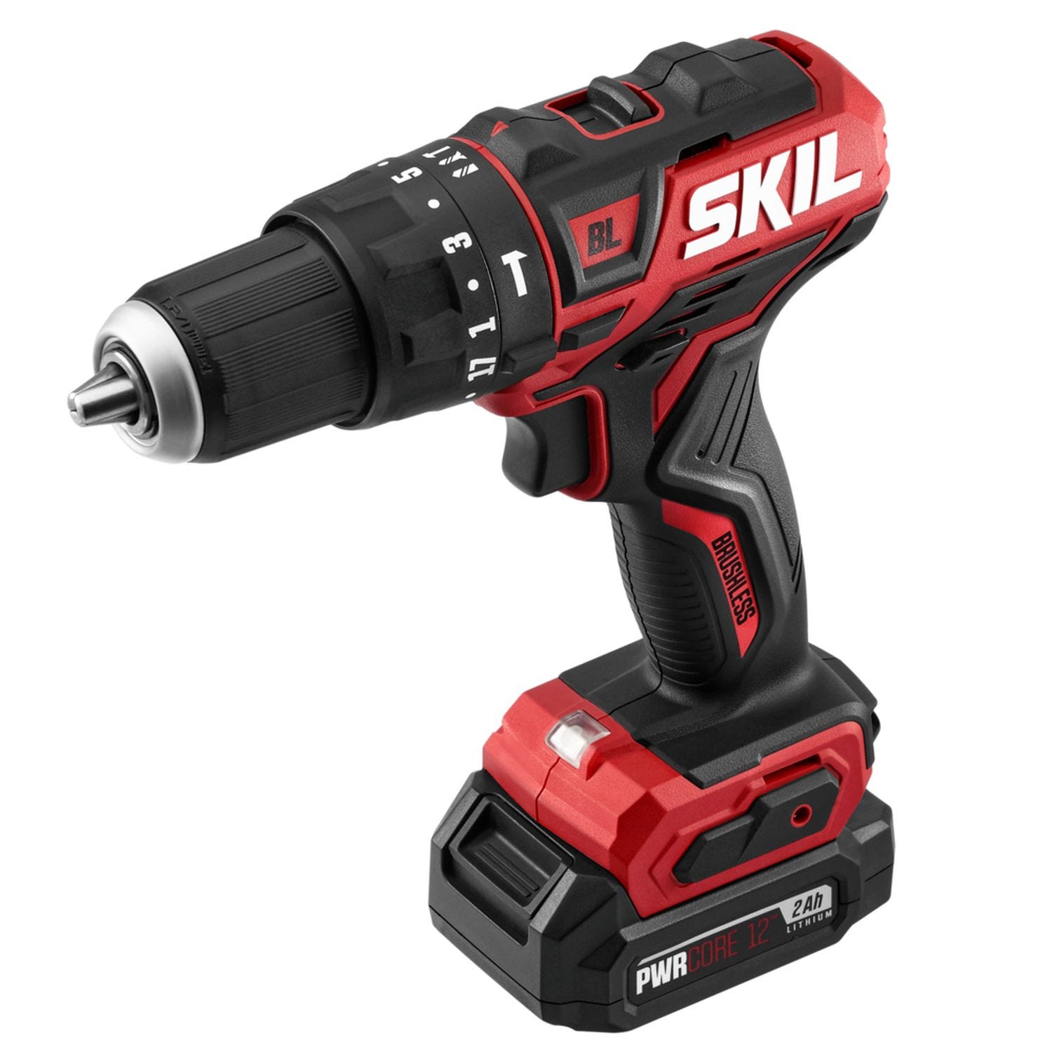 SKIL HD5290A-10 PWR CORE 12 Brushless 12V 1/2" Hammer Drill Kit with PWR JUMP Charger