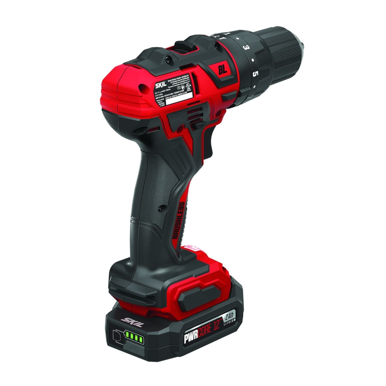 SKIL HD5290A-10 PWR CORE 12 Brushless 12V 1/2" Hammer Drill Kit with PWR JUMP Charger