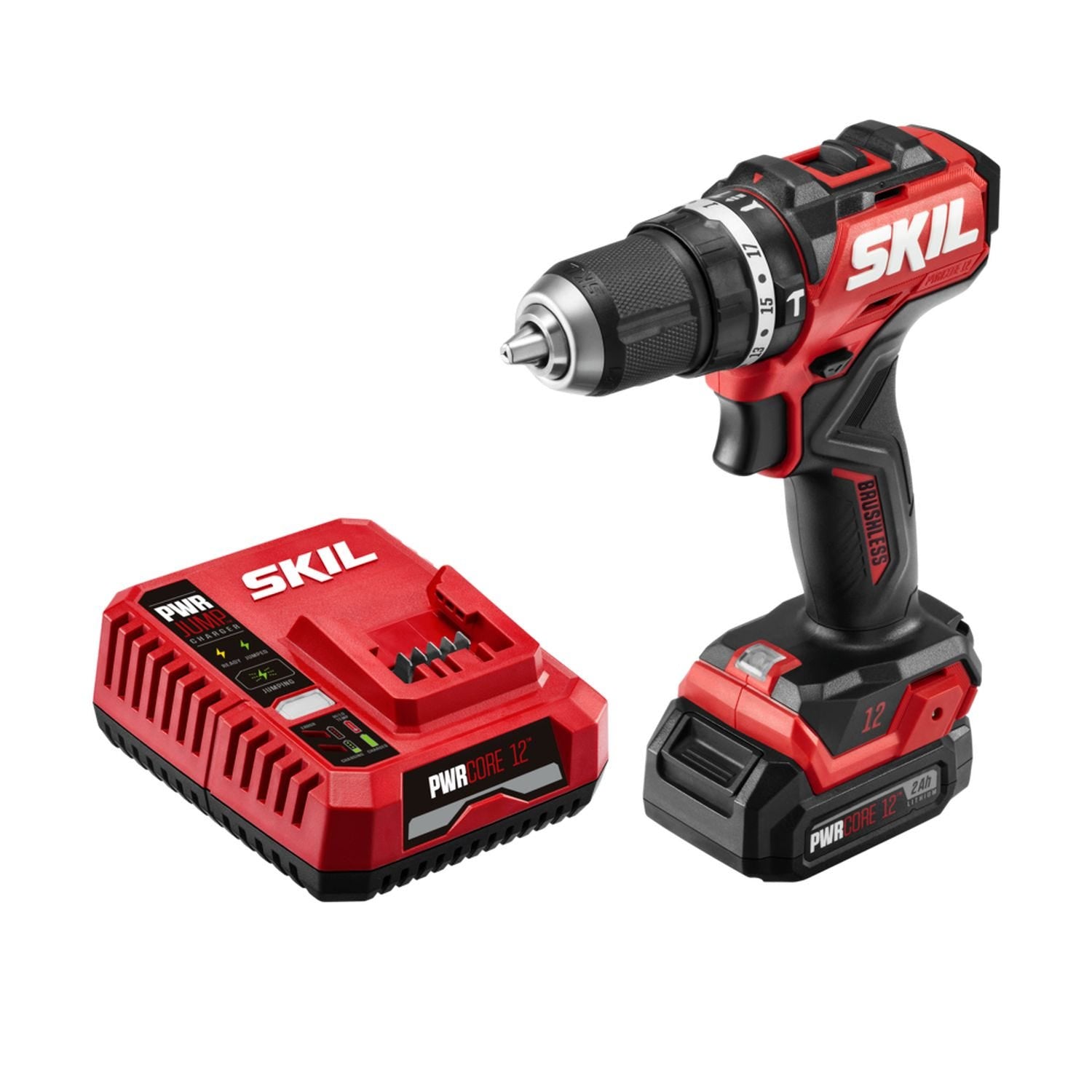 SKIL HD6290A-10 PWR CORE 12 Brushless 12V 1/2 IN. Compact Hammer Drill Kit