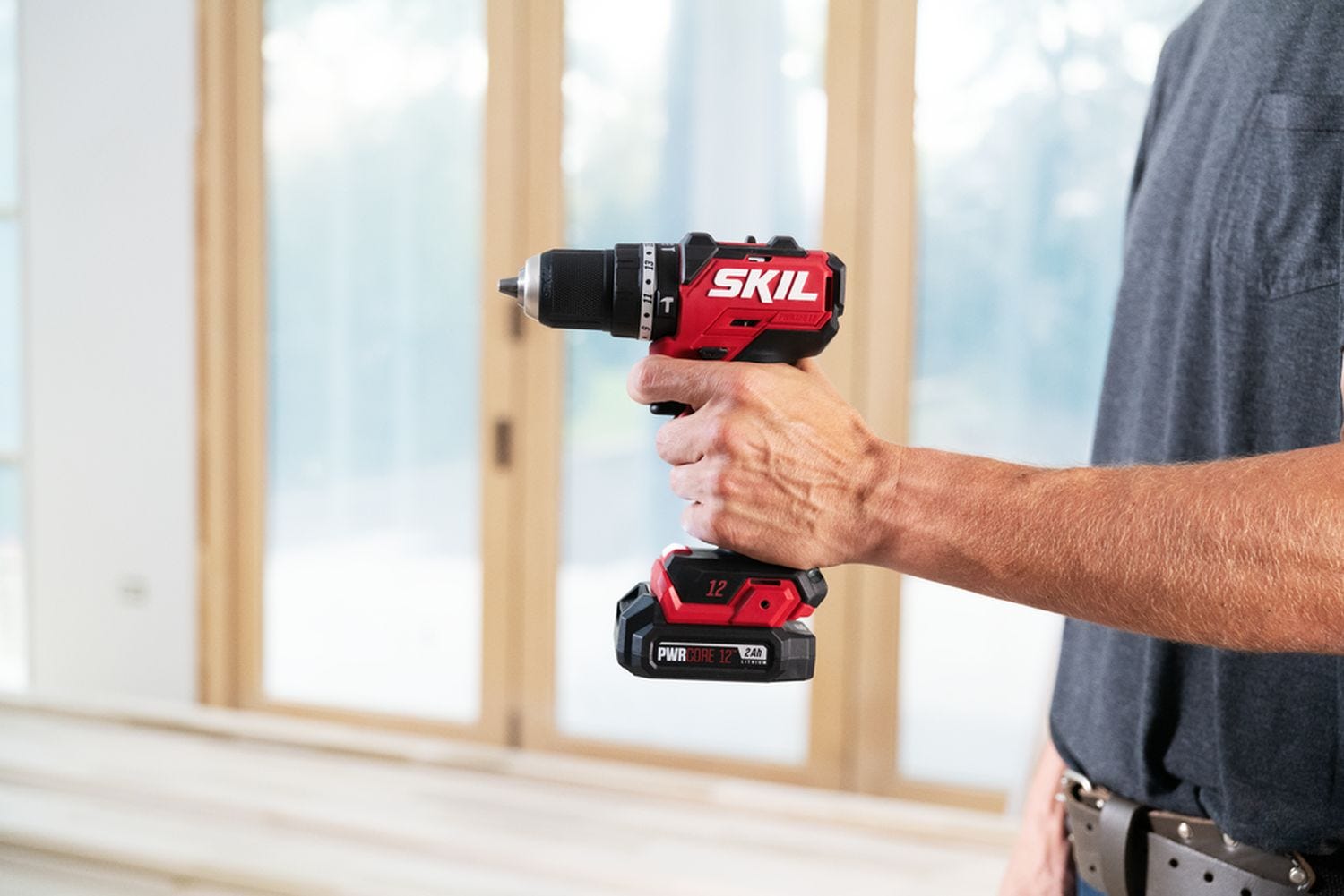 SKIL HD6290A-10 PWR CORE 12 Brushless 12V 1/2 IN. Compact Hammer Drill Kit