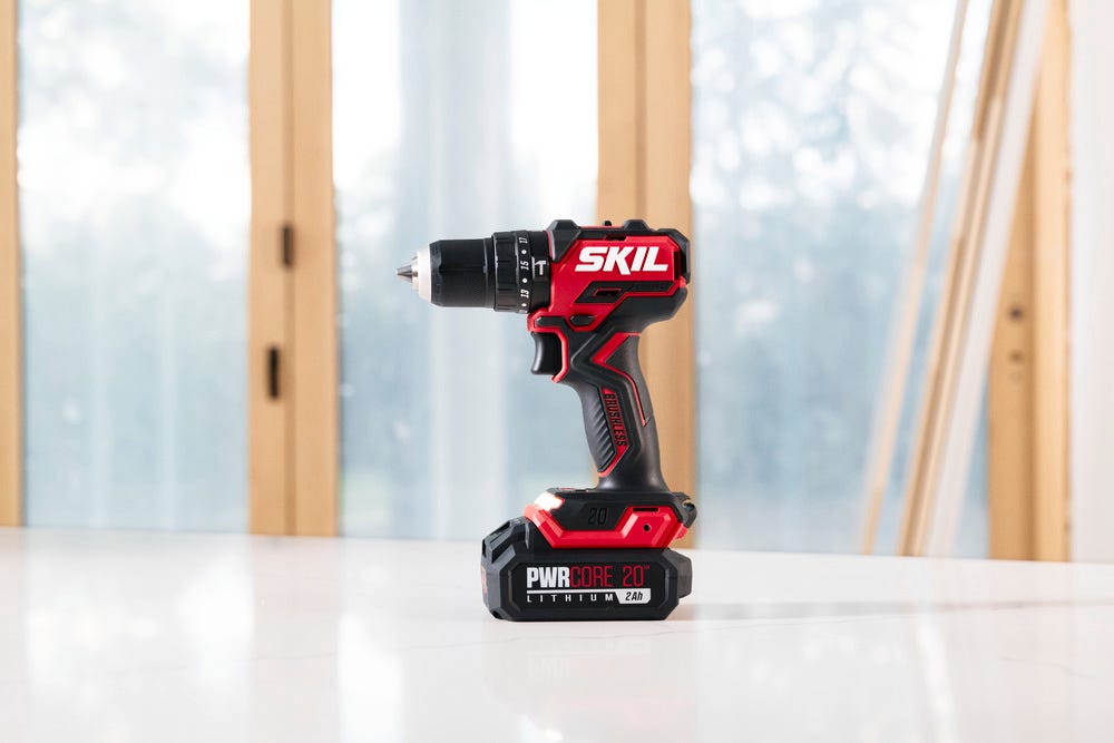 SKIL PWR CORE 20™ Brushless 20V 1/2 IN. Compact Hammer Drill Kit