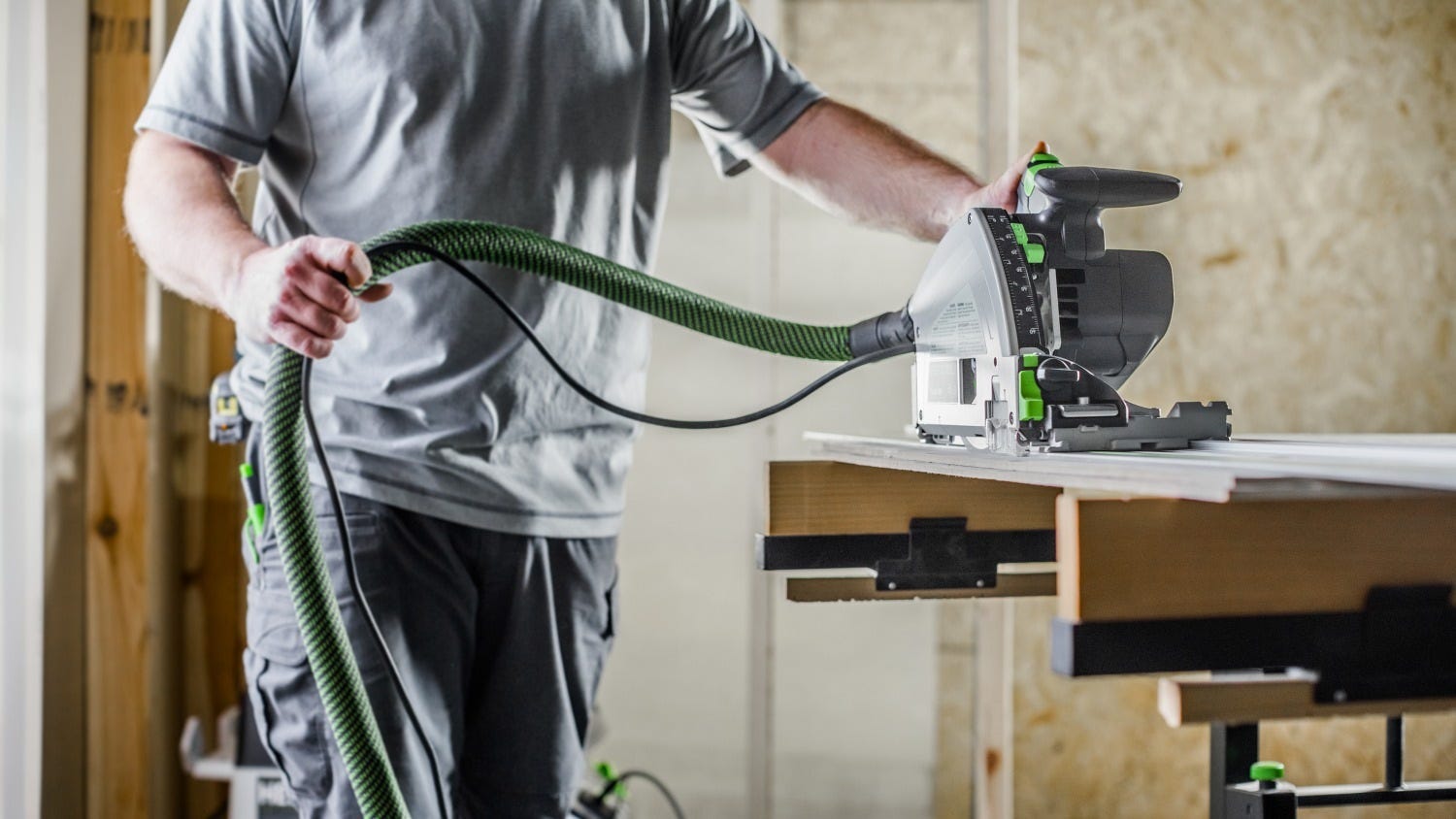 Festool 576726 TS 60 KEB-F-Plus Plunge Cut Track Saw Set