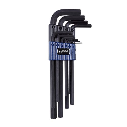 Vega HL10AM 10-Piece Hex L-Key Metric Set