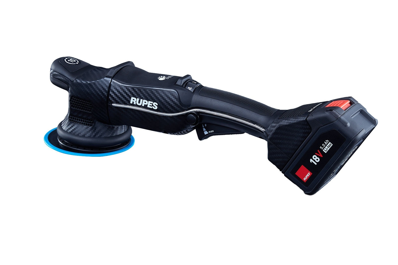 Rupes HLR15/CB2/BAS Ibrid 6-in. 18V Cordless Polisher Basic 5.0Ah Kit