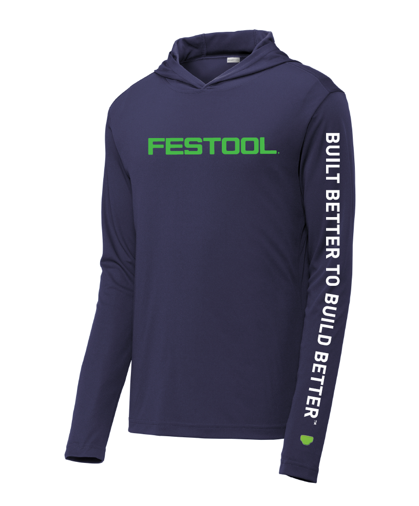 Festool "Built Better to Build Better" Long-Sleeve Hooded T-Shirt