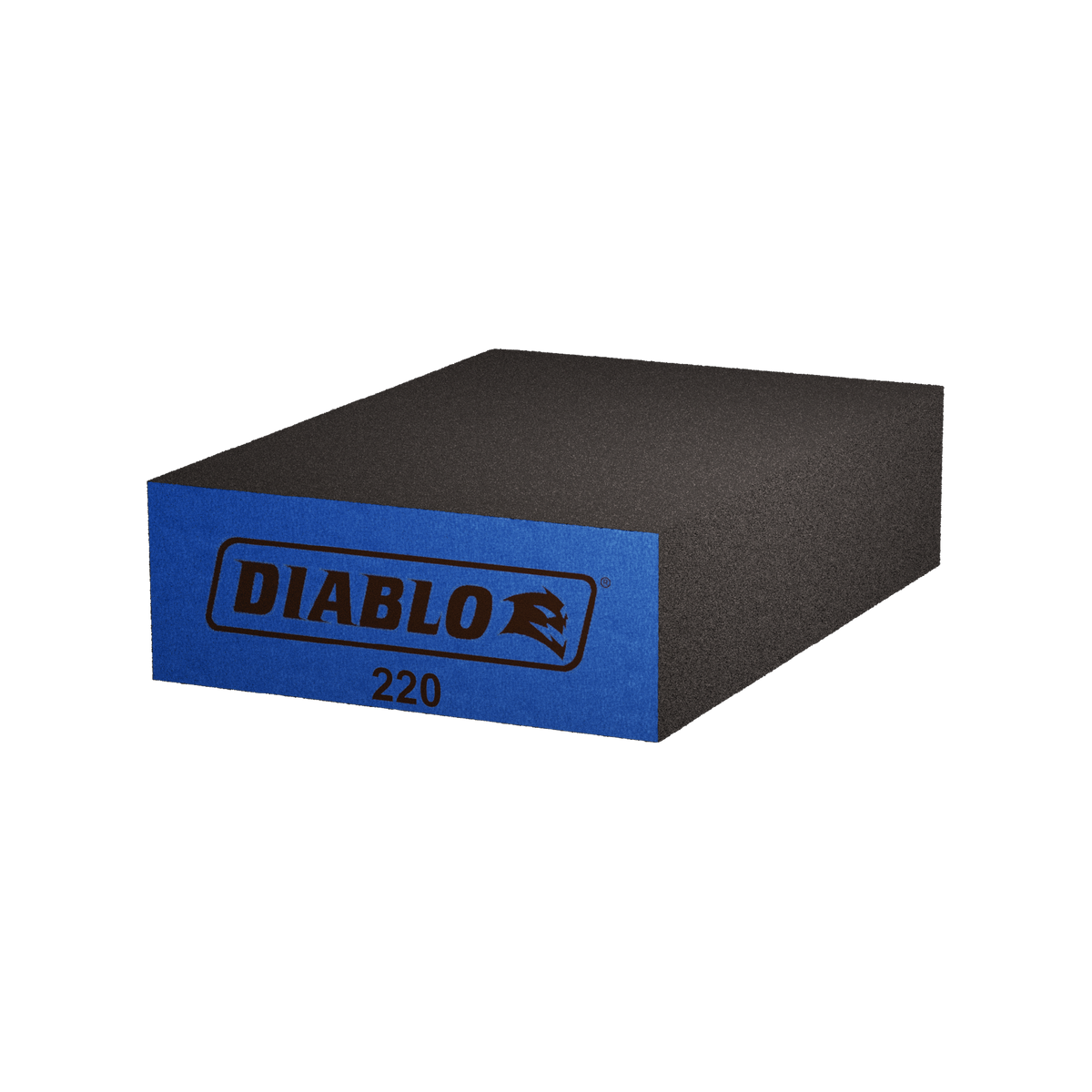 Diablo 4-1/2 in. x 2-3/4 in. x 1 in. 220 Grit Flat Edge Sanding Sponge (DFBBLOCMFN03P)