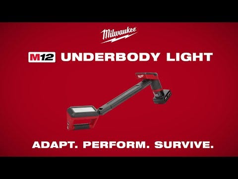 Milwaukee 2126-21XC M12 Underbody 1,200-Lumen Articulating Light 4.0Ah Kit