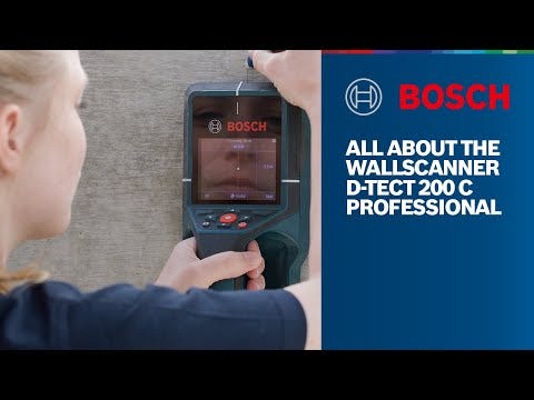 Bosch D-TECT200C 12V Professional Wall/Floor Scanner with Radar