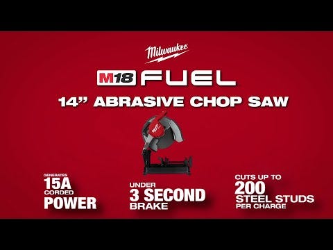 Milwaukee 2990-21HD M18 FUEL 14-Inch Abrasive Chop Saw 12.0Ah Kit