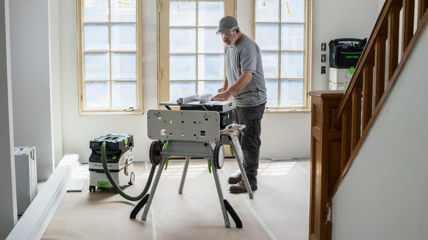 Festool 577372 CSC SYS 50 EBI-Basic-Set Cordless Table Saw