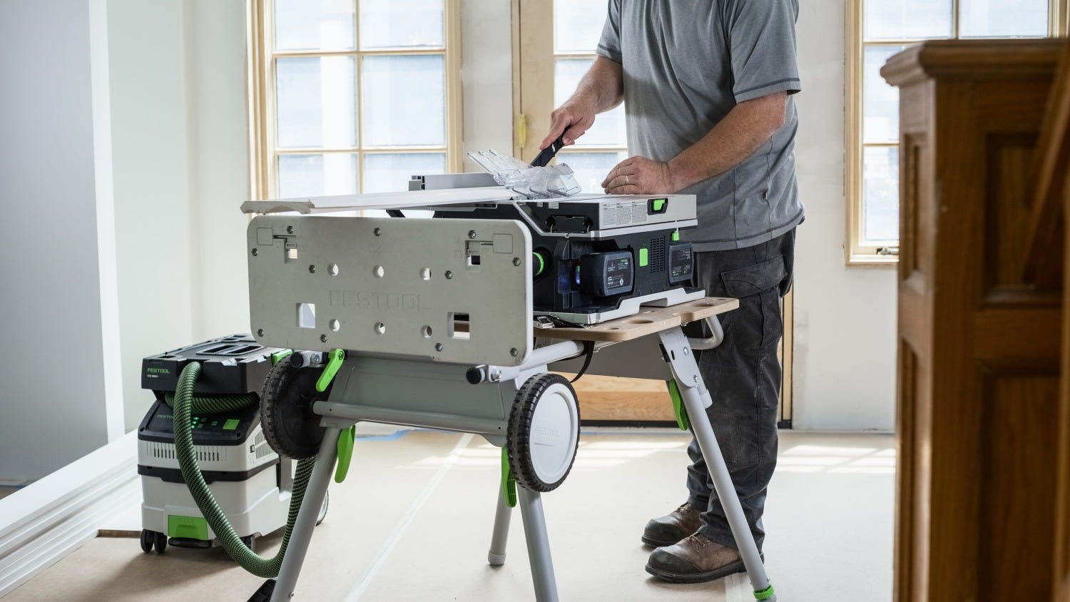 Festool 577372 CSC SYS 50 EBI-Basic-Set Cordless Table Saw