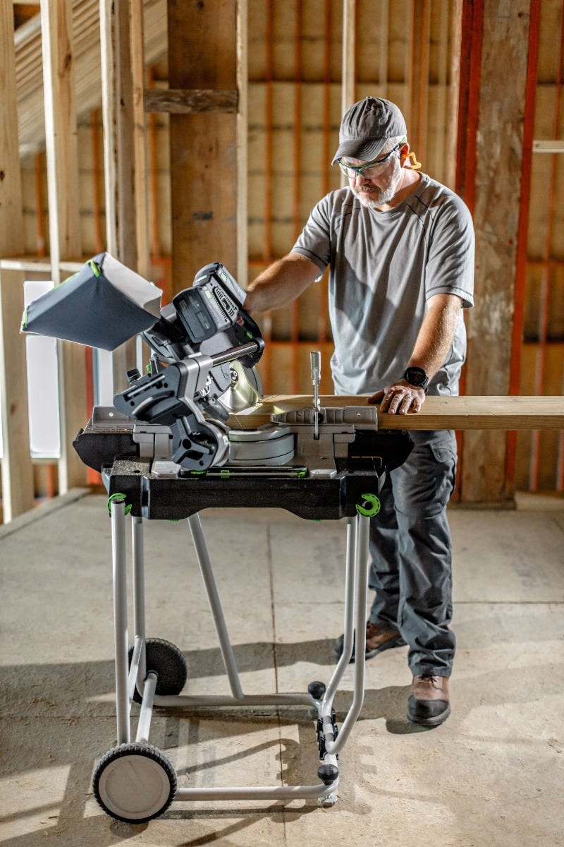 Festool Kapex KSC 60 EB Plus Cordless Sliding Compound Miter Saw  + UG Stand Holiday Value Combo Set