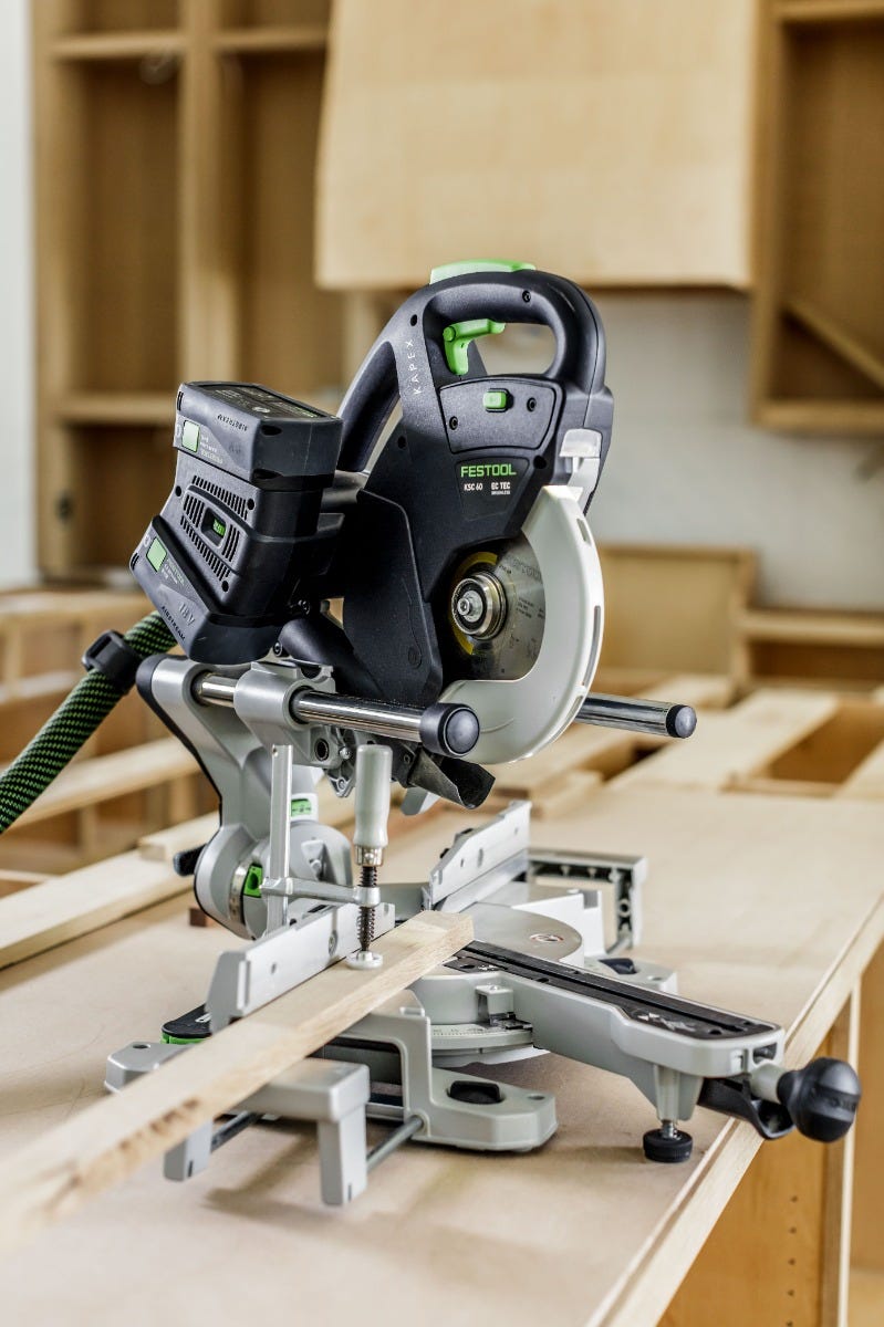 Festool Kapex KSC 60 EB Plus Cordless Sliding Compound Miter Saw  + UG Stand Holiday Value Combo Set