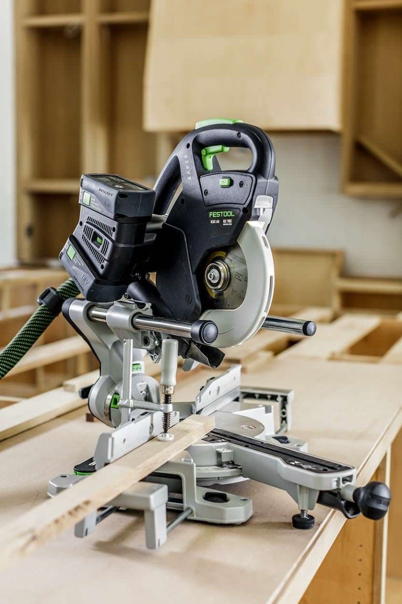 Festool Kapex KSC 60 EB Plus Cordless Sliding Compound Miter Saw  + UG Stand Holiday Value Combo Set