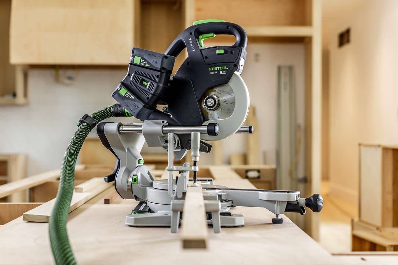 Festool Kapex KSC 60 EB Plus Cordless Sliding Compound Miter Saw  + UG Stand Holiday Value Combo Set